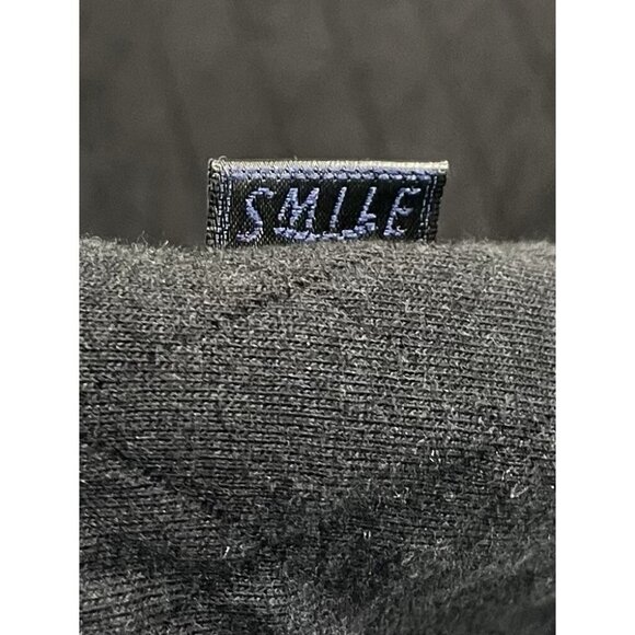 CONVERSE x Jack Purcell Mens MEDIUM Black Quilted L/S Pullover SWEATSHIRT EUC - Picture 6 of 9